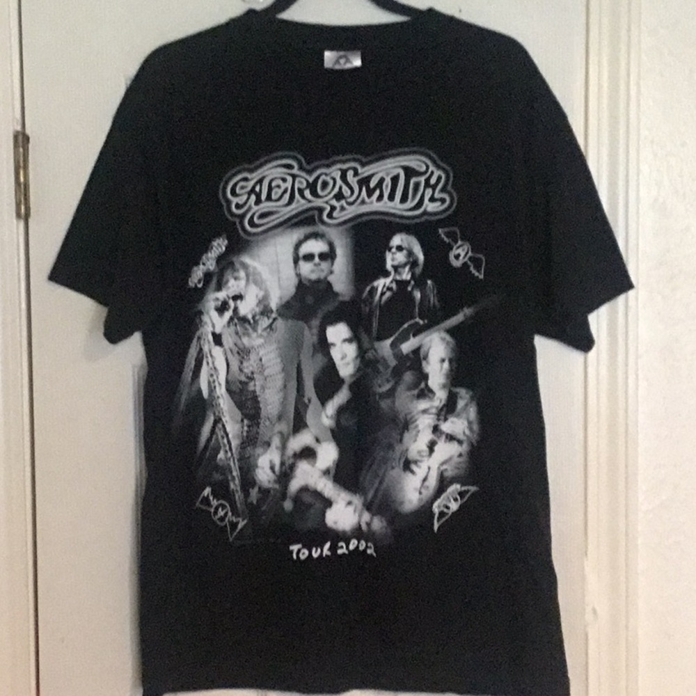 EUC Aerosmith Black Graphic Tour T-Shirt